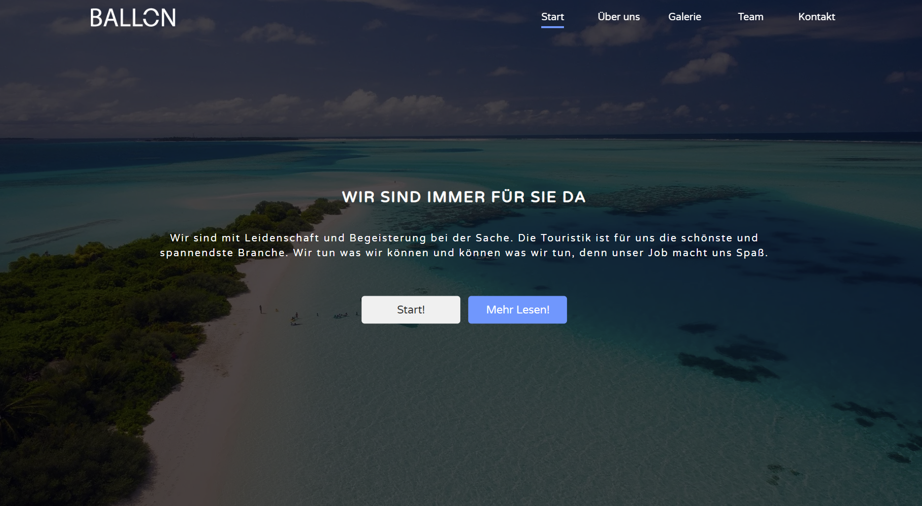 Ballon – Reisebüro